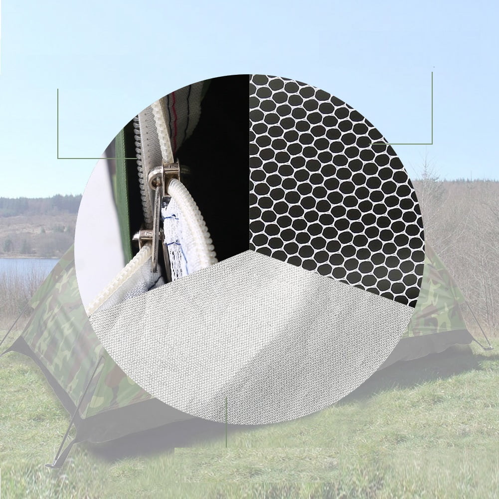 OTVIAP Outdoor Camouflage UV Protection Waterproof One Person Tent for Camping Hiking, UV Tent, Camouflage Tent