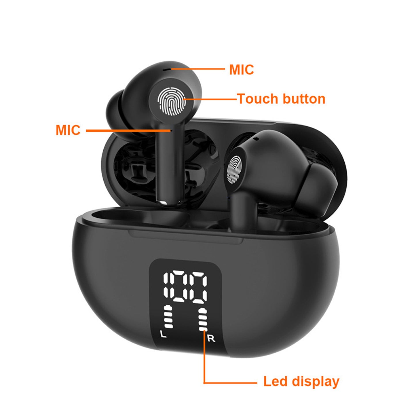Language Translator Earbuds Voice Translation for Travel Business Learning Gaming Sports
