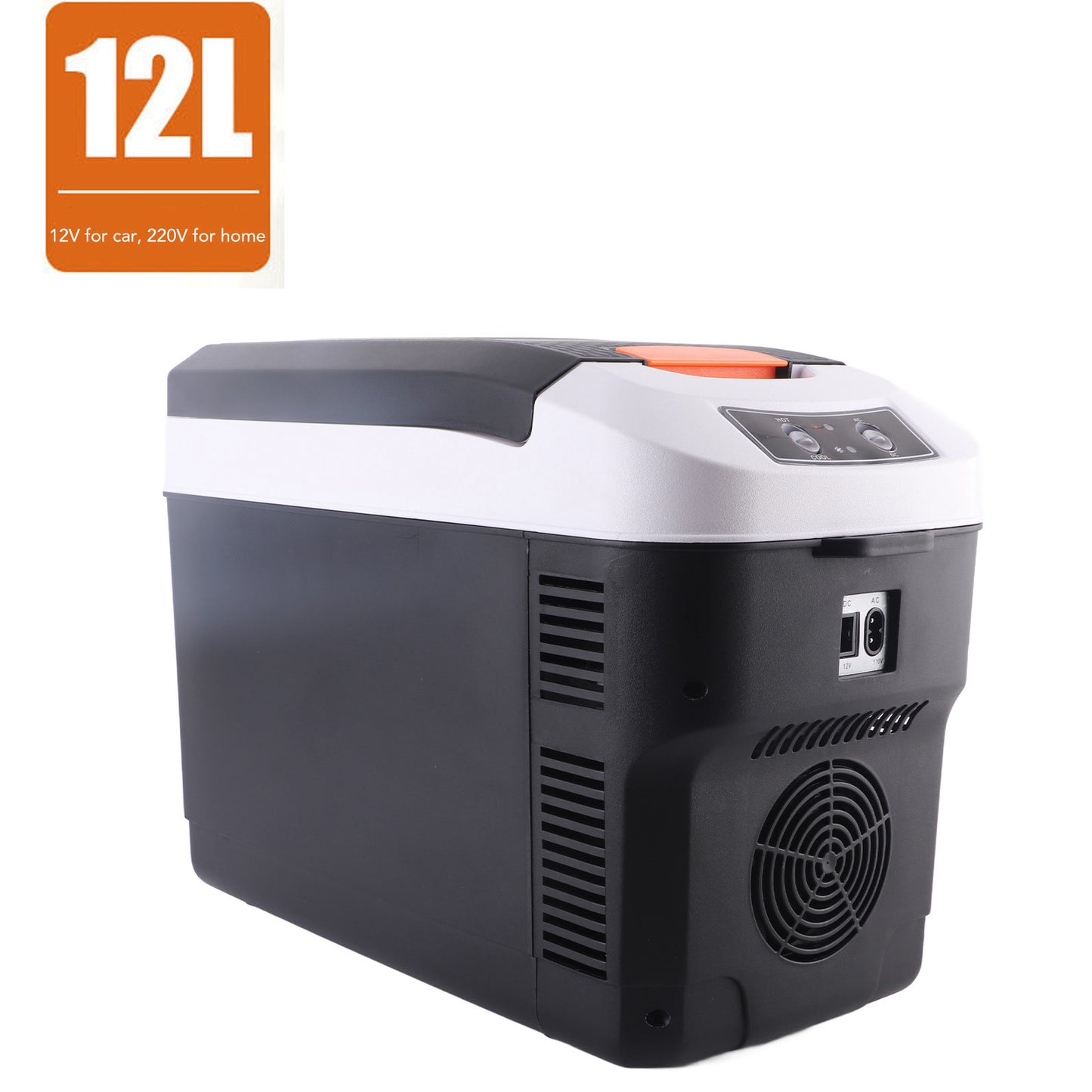 Mini Fridge 12L Cooling Heating Dual Use 12V Car Refrigerator Bedroom Small Freezer