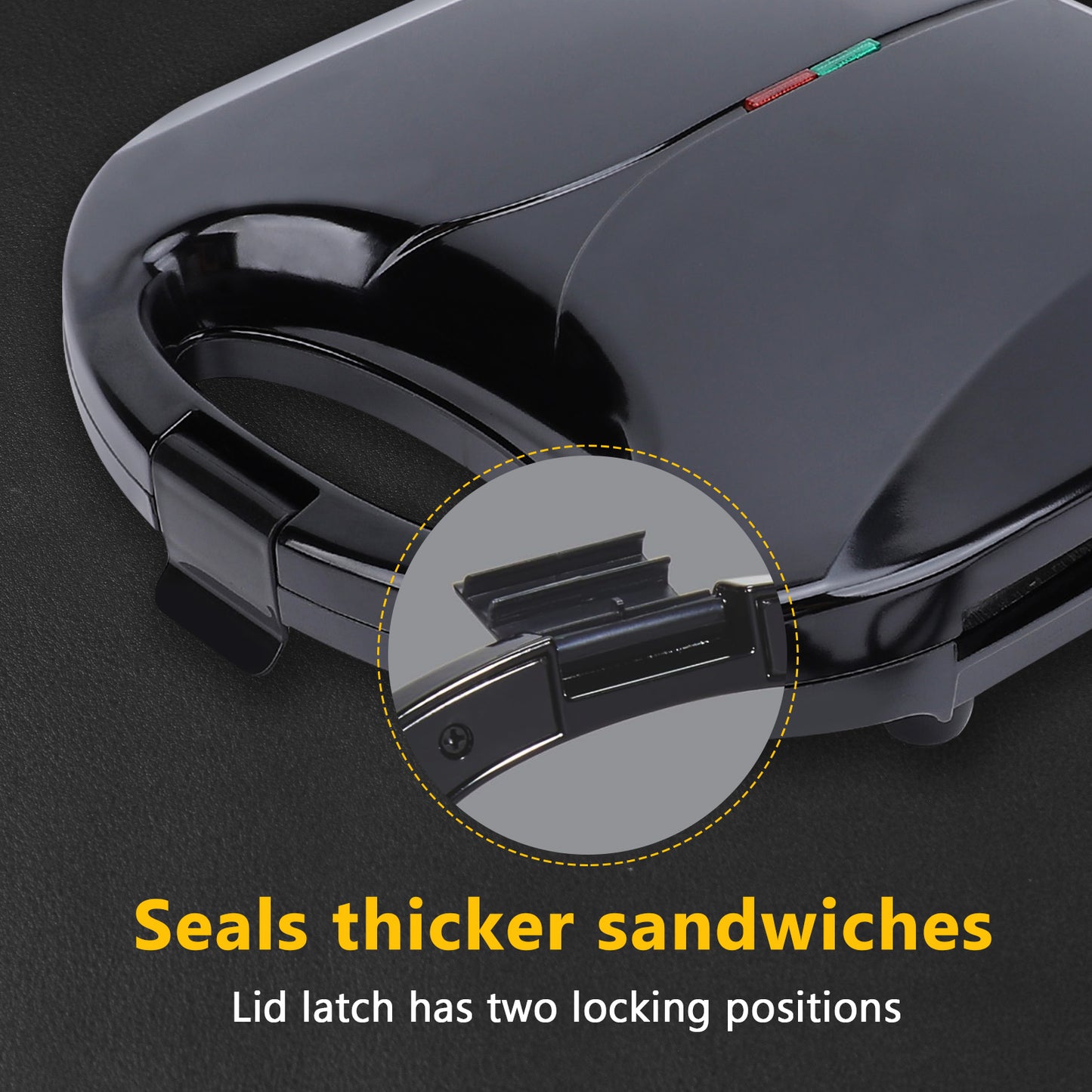 Panini Breakfast Machine Press Grill, 750W Non-Stick Sandwich Press Maker for Sandwich, Burgers, Steak