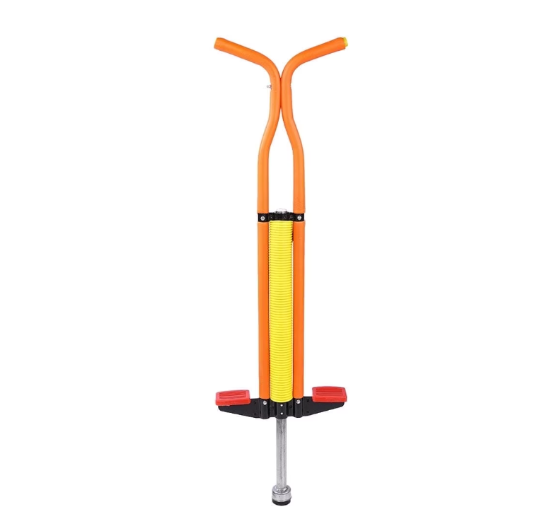 Pogo Stick for Kids, Outdoor Toys for Boys, Jumper Toys, Outside Toys for Kids, Pogo Stick for Boys Girls Teens Age 9 and Up, Rider Weight 80 to 160 lbs, Unisex, Yellow/Orange
