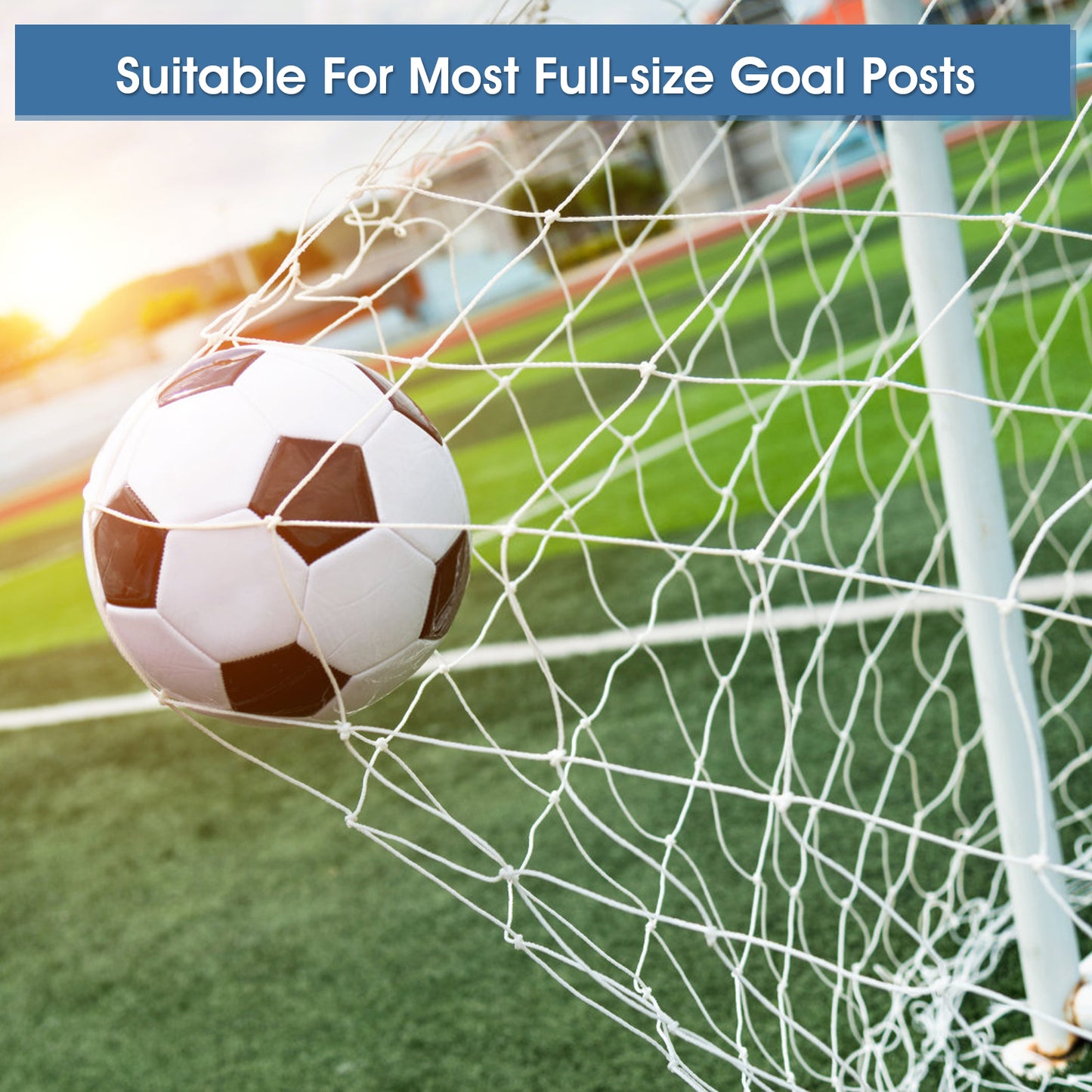 Soccer Post Net,6X4FT Football Soccer Net Sports Replacement Soccer Goal Post Net for Sports Match Training,Soccer Equipment, Goal Net
