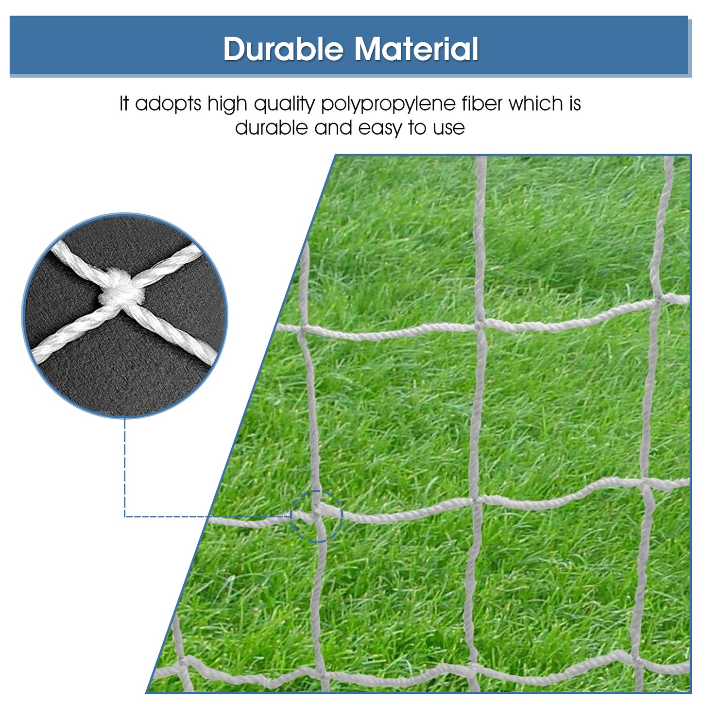 Soccer Post Net,6X4FT Football Soccer Net Sports Replacement Soccer Goal Post Net for Sports Match Training,Soccer Equipment, Goal Net