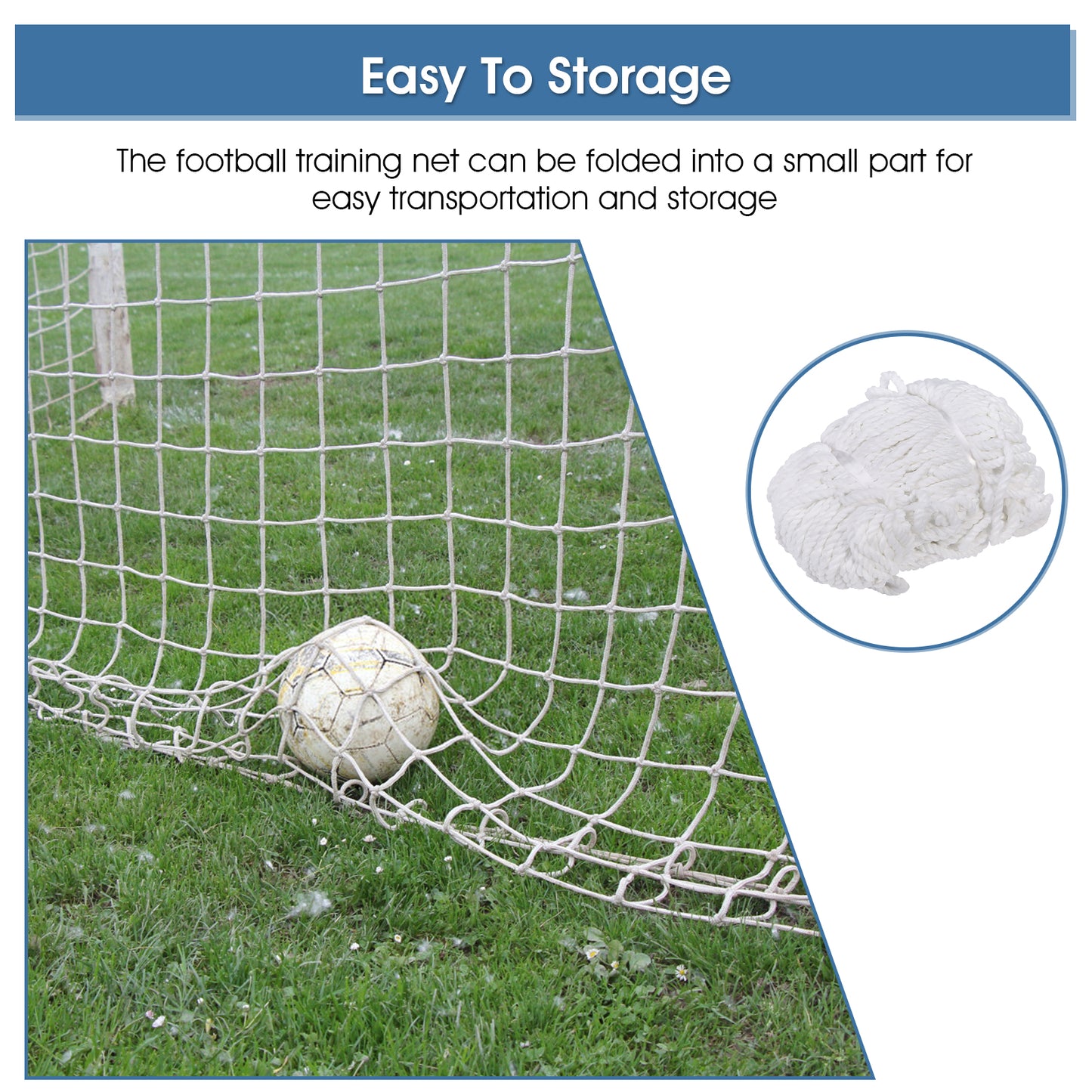 Soccer Post Net,6X4FT Football Soccer Net Sports Replacement Soccer Goal Post Net for Sports Match Training,Soccer Equipment, Goal Net