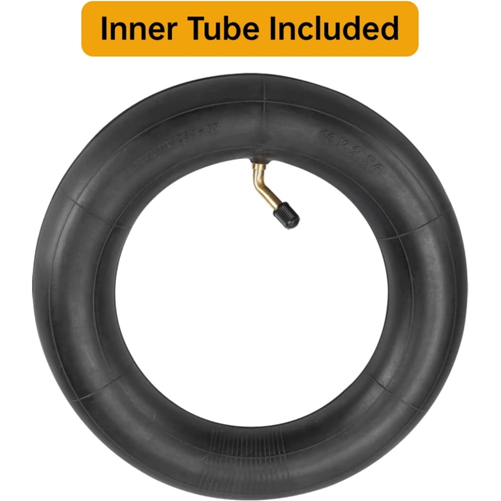 Eotvia 10in Electric Scooter Tire with 10x2.5in Inner Tube Inflatable Rubber Tyre Replacement 255x80 Outer Tube