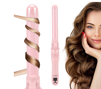 Automatic Hair Curler, 1.25in Ceramic Barrel Automatic Rotating Curling Iron, Curling Wand Fast Heat Up, 4 Temps & Auto Shut Off for Waves, Beach Curls for Women, Ideal Gift for Birthday/Valentine
