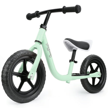 12-Inch Balance Bike No Pedal Lightweight Bike for Boys Girls 1.5 to 4 Years Old, Toddler Bike with Adjustable Seat, Carry Handle
