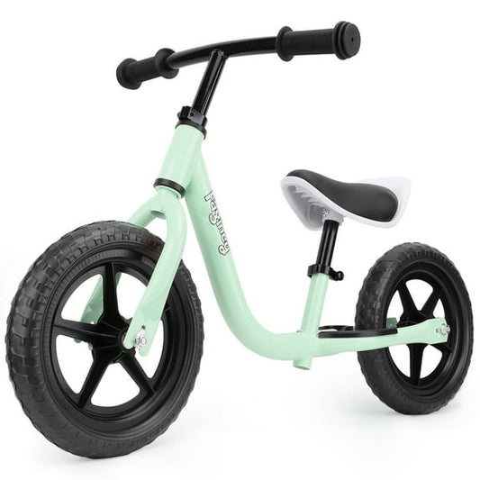 12-Inch Balance Bike No Pedal Lightweight Bike for Boys Girls 1.5 to 4 Years Old, Toddler Bike with Adjustable Seat, Carry Handle