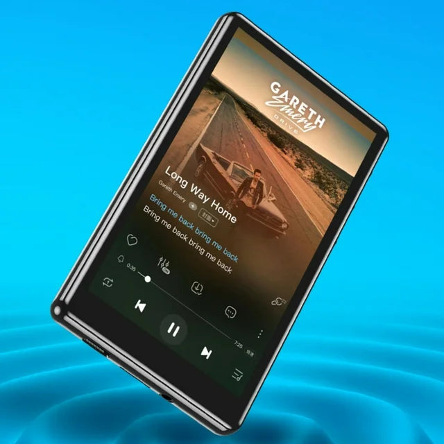 144GB MP3 Player with Bluetooth and WiFi, 5" IPS Touch Screen 1080P Android MP3 MP4 Player for Kids, HiFi Music Player with Spotify, Deezer, Audible, Play Store, Browser, Built-in HD Speaker, Black