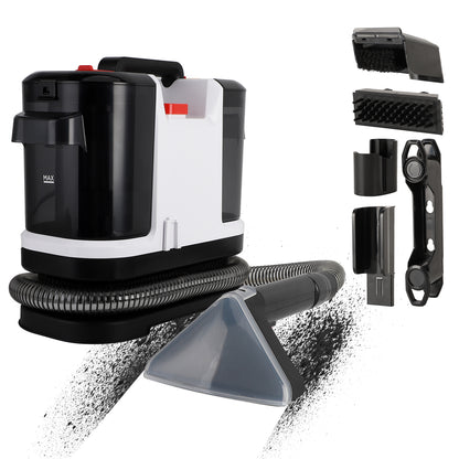 Portable Carpet & Upholstery Cleaner Machine with Spot, Stain, & Odor Eliminator, 500W 14Kpa Strong Suction with Versatile Tools, Perfect for Pets, Carpet, Area Rugs, Couches, Car Seat