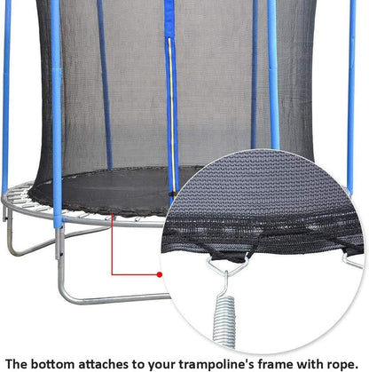 Trampoline Flex Enclosure Net Trampoline Enclosure Net PE Trampoline Flex Net Replacement For 6 Poles Round Frame Trampolines