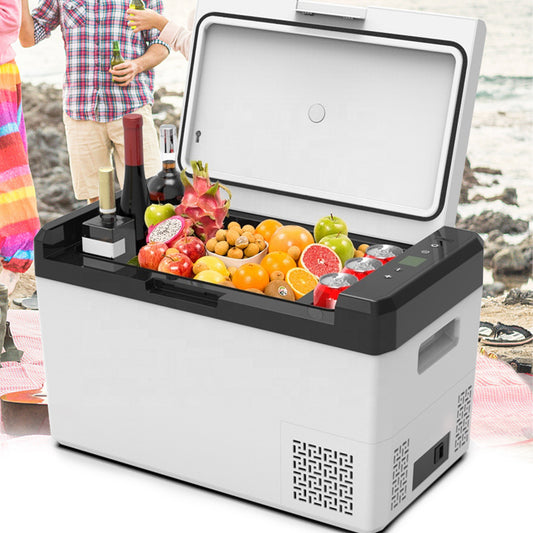 25L/26Qt Car Refrigerator, Portable Fridge For Home And Outdoor, Can Be Directly Linked To APP