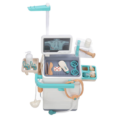 Doctor Kit for Kids Pretend Play Medical Station Toy Set with 47pcs Accessories Hospital Doctor Role Play Toy for Toddlers 3 4 5 6 7 8 Years Old Children
