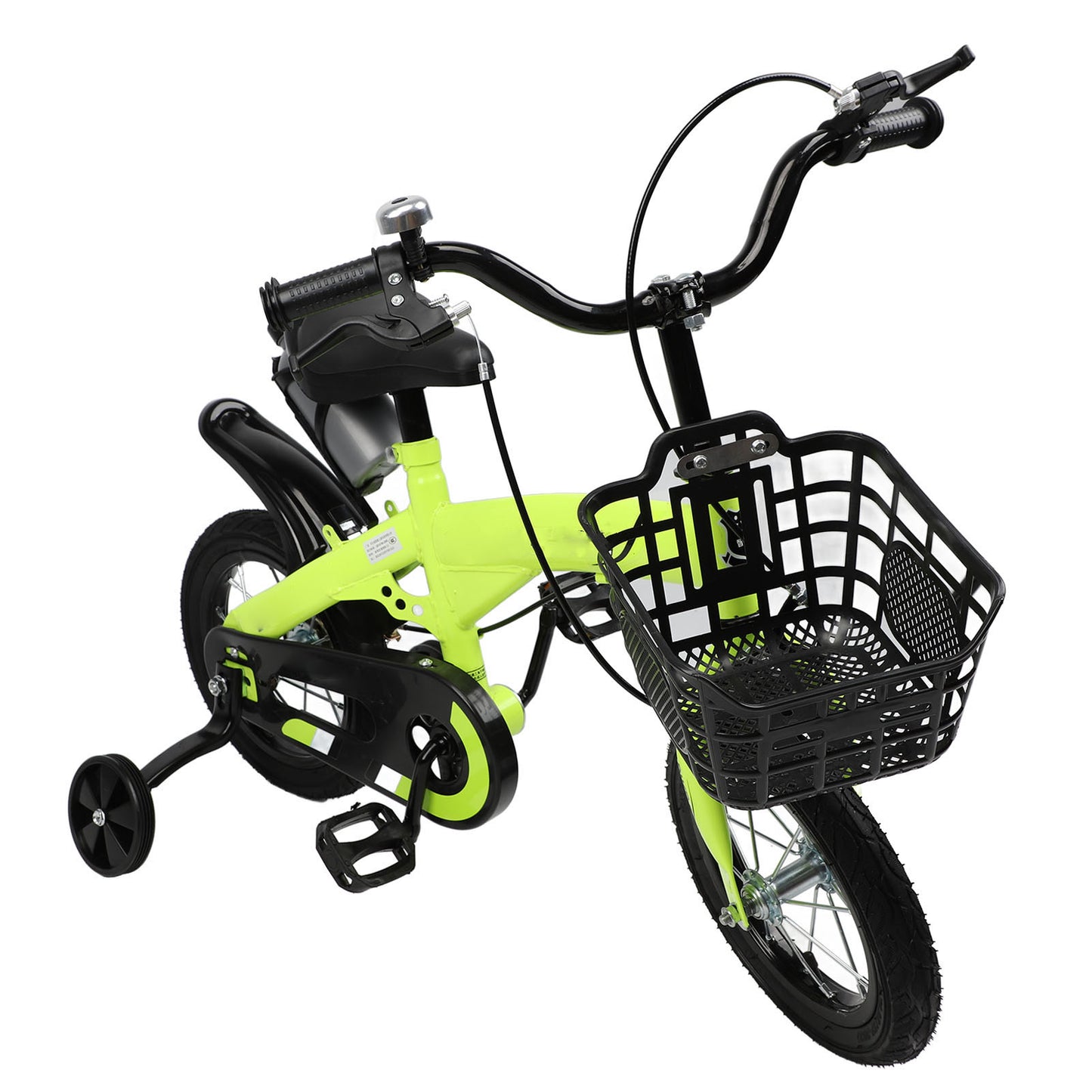 Kids Bike, 12inch Toddlers Bike Flexible Handlebar  For 3-10 Years Old Children
