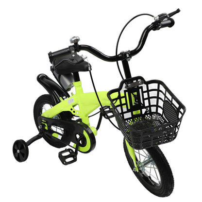 Kids Bike, 12inch Toddlers Bike Flexible Handlebar  For 3-10 Years Old Children