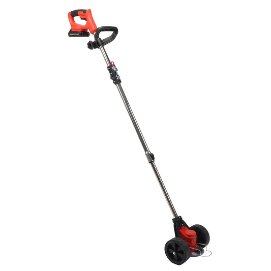 3 in 1 Electric Cordless Weed Eater Wacker, Grass Trimmer Weed Lawn Edger Eater with Upgraded Wheels, 21V Foldable Weed Wacker, Adjustable Handle & 3 Types Blades