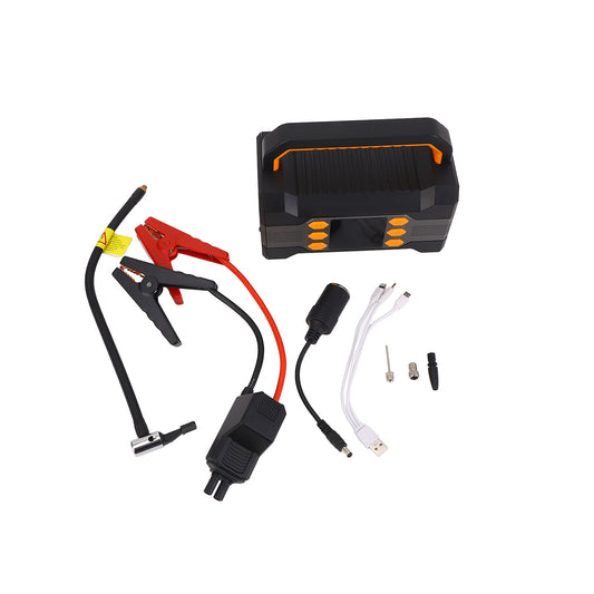 Car Jump Starter with Air Compressor,5000A Paek 20000mAh Car Battery for 8L Gas/7L Diesel Engine, 12V Jump Box Battery Jumper with 150 PSI Tire Inflator Air Pump & LED Light