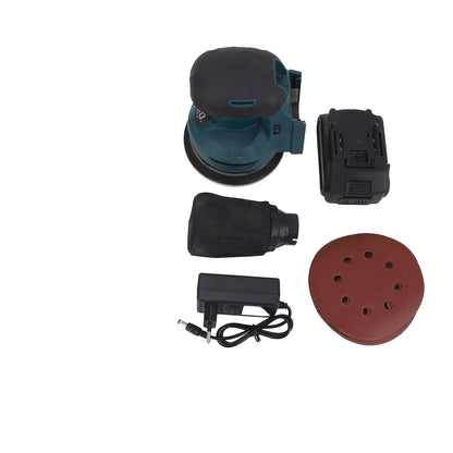 20-Volt 5" Cordless Random Orbit Sander And Dust Bag With 2.0A Battery & 12Pcs Sandpaper