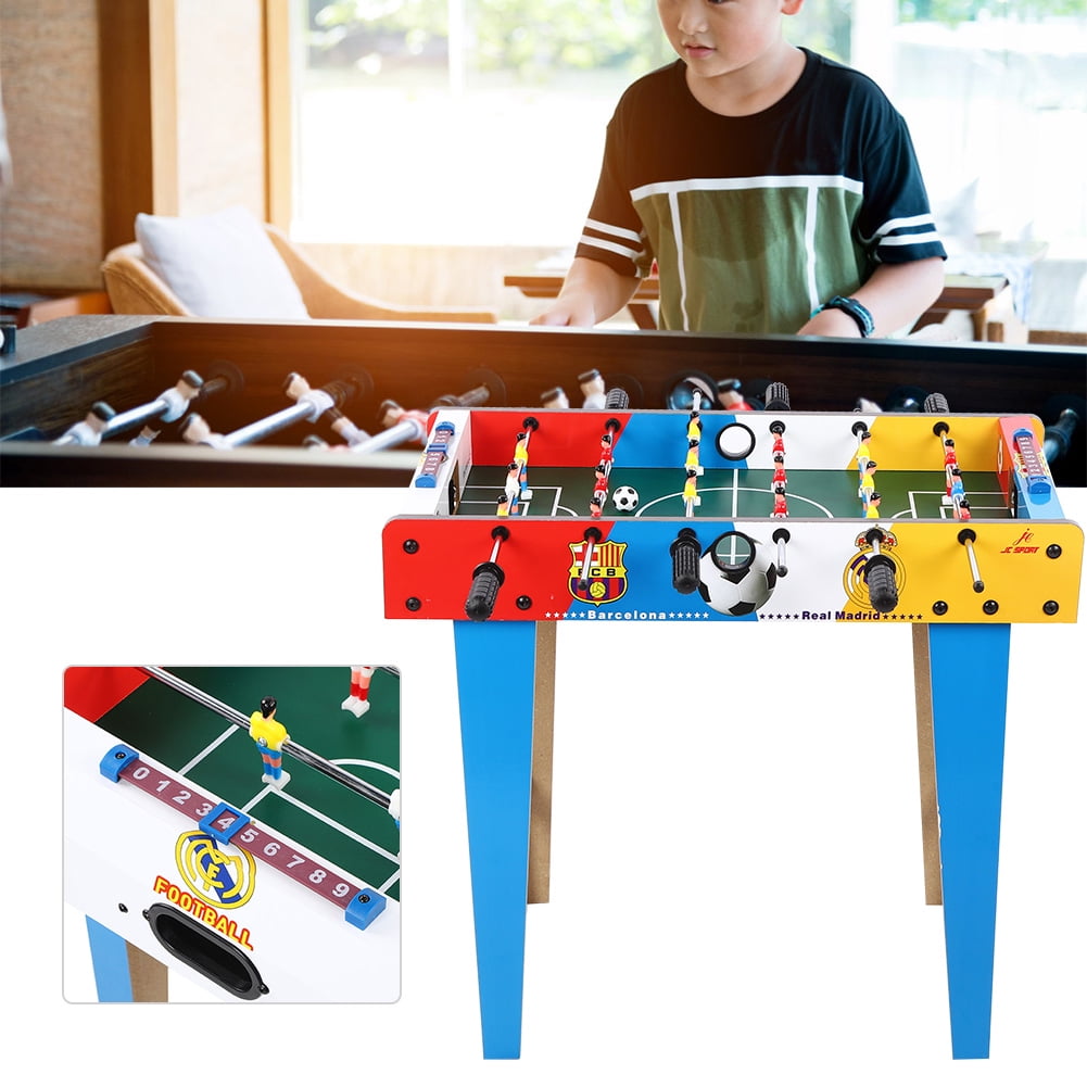 Eotvia Foosball Table for Kids, Home Arcade Table Soccer Game Table, Air Hockey Table Pool Table Game Table for Home Game Room, Foosball Game Table Foosball Soccer Table, 27.6" x 14.2" x 24"