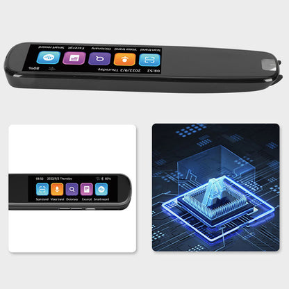 Bluetooth WiFi Scan Reader Pen for Dyslexia, Text to Speech Pen, Portable 131 Language Translator Device for Language Learners Business Students Adults Traveler