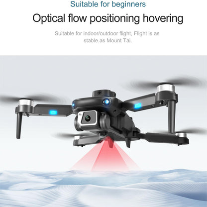 Drone with 1080P HD Dual Camera for Adults, Black RC Quadcopter with 3 Modular Batteries for 36 Mins Long Flight, Brushless Motor, Altitude Hold, Optical  Position, Auto Return Home,Carrying Case