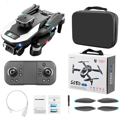 Drone with 1080P HD Dual Camera for Adults, Black RC Quadcopter with 3 Modular Batteries for 36 Mins Long Flight, Brushless Motor, Altitude Hold, Optical  Position, Auto Return Home,Carrying Case