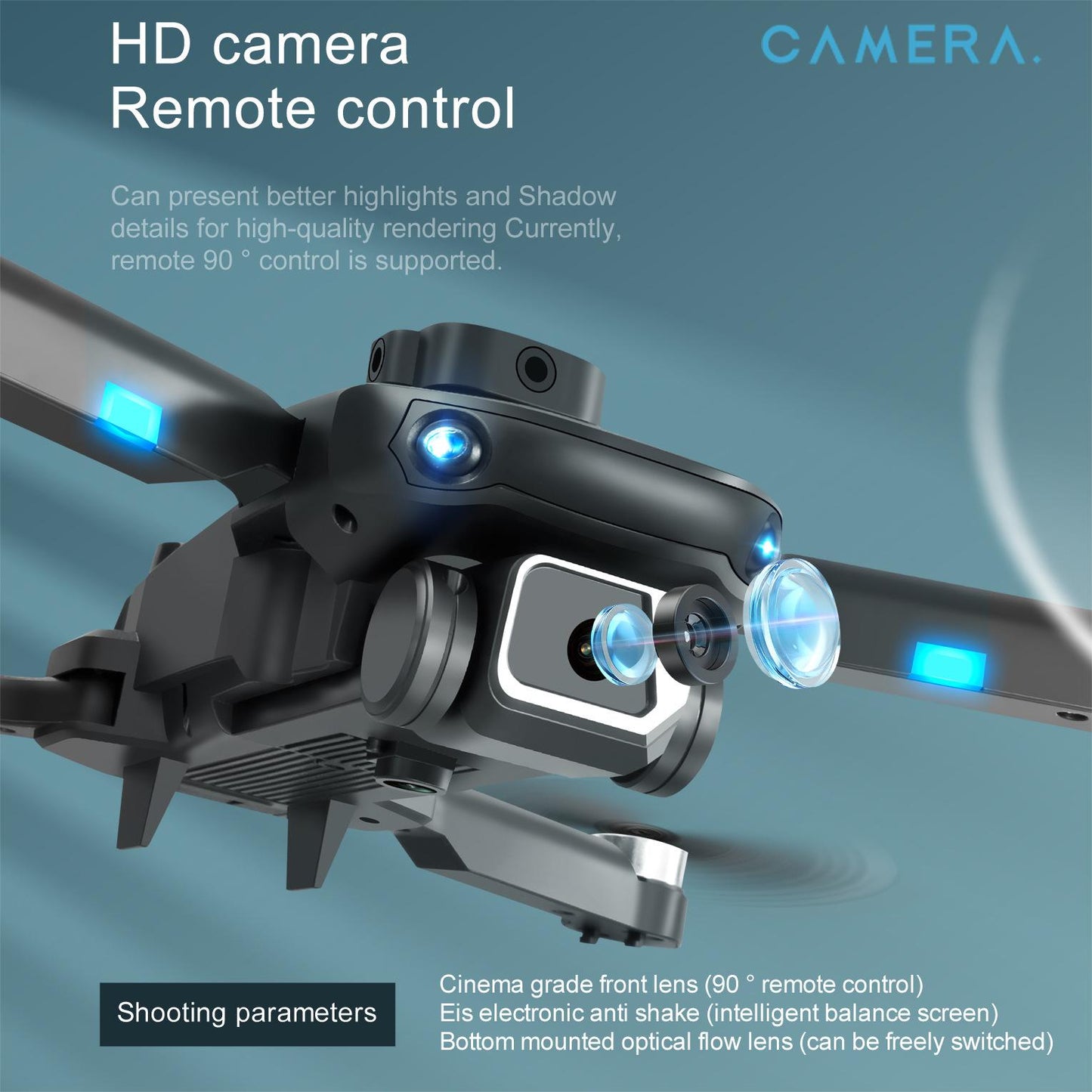 Drone with 1080P HD Dual Camera for Adults, Black RC Quadcopter with 3 Modular Batteries for 36 Mins Long Flight, Brushless Motor, Altitude Hold, Optical  Position, Auto Return Home,Carrying Case