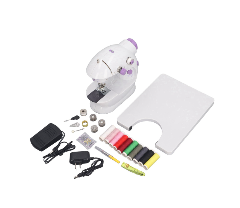 Mini Sewing Machine For Beginner, Dual Speed Portable Sewing Machine With Extension Table, Stitch, Sewing Kit For Household