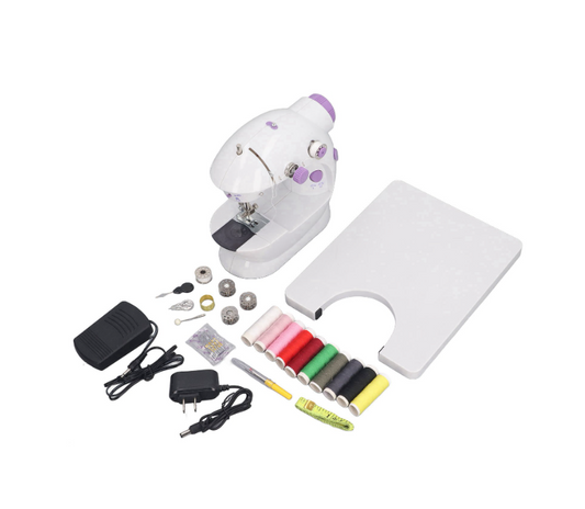 Mini Sewing Machine For Beginner, Dual Speed Portable Sewing Machine With Extension Table, Stitch, Sewing Kit For Household
