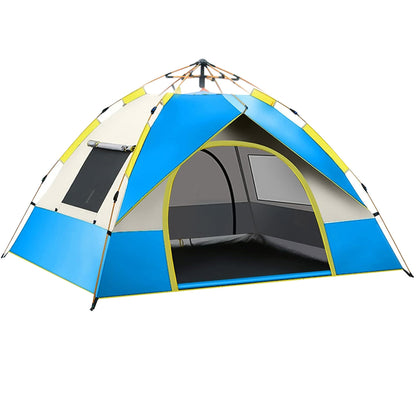 Camping Tent 1/2/3 Person Tents for Family Camp Tent Waterproof Windproof Outdoor for Backpacking Hiking Easy Setup with Storage Bag,8 Ground ding,4 Windproof Rope