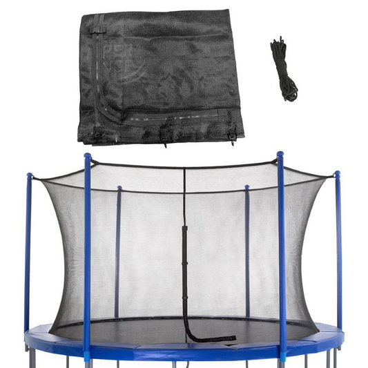 Trampoline Flex Enclosure Net Trampoline Enclosure Net PE Trampoline Flex Net Replacement For 6 Poles Round Frame Trampolines
