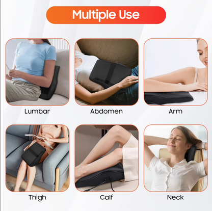 Neck & Shoulder Massager Pillow with Heat, Shiatsu 3D Deep Tissue Massage for Back, Legs, Home, Office, Car