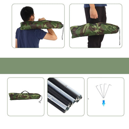 OTVIAP Outdoor Camouflage UV Protection Waterproof One Person Tent for Camping Hiking, UV Tent, Camouflage Tent