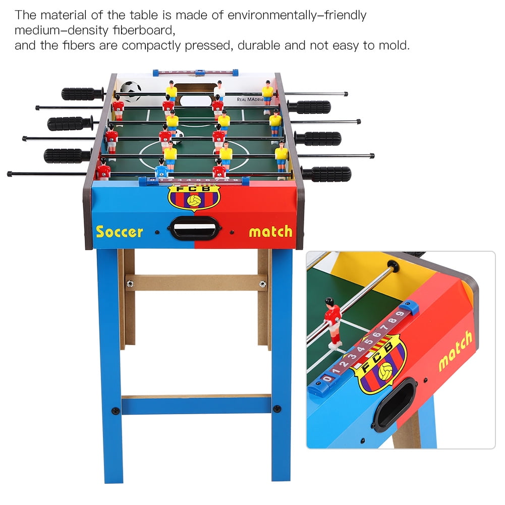 Eotvia Foosball Table for Kids, Home Arcade Table Soccer Game Table, Air Hockey Table Pool Table Game Table for Home Game Room, Foosball Game Table Foosball Soccer Table, 27.6" x 14.2" x 24"