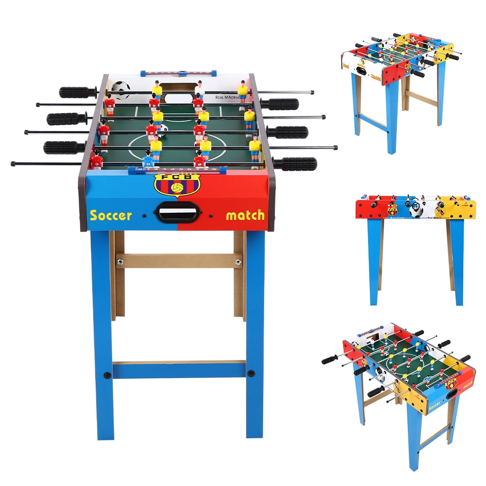 Eotvia Foosball Table for Kids, Home Arcade Table Soccer Game Table, Air Hockey Table Pool Table Game Table for Home Game Room, Foosball Game Table Foosball Soccer Table, 27.6" x 14.2" x 24"