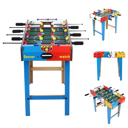 Eotvia Foosball Table for Kids, Home Arcade Table Soccer Game Table, Air Hockey Table Pool Table Game Table for Home Game Room, Foosball Game Table Foosball Soccer Table, 27.6" x 14.2" x 24"