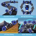 Gesture Sensing Remote Control Car for Kids Boys Gesture Sensor RC Stunt Car with Lights & Music , Blue
