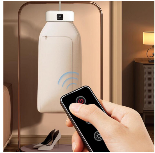 Portable Clothes Dryer,600W Mini Laundry Dryers With Remote Control, Small Compact Foldable Electric Drying Machine with Dry Bag for Travel,RV, Home,Apartment