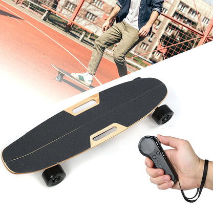 Eotvia Electric Four-Wheel Skateboard Remote Control,Universal PP Remote Control Accessory with Power Supply Indicator Light for Electric Four-Wheel Skateboard
