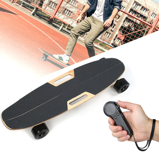 Eotvia Electric Four-Wheel Skateboard Remote Control,Universal PP Remote Control Accessory with Power Supply Indicator Light for Electric Four-Wheel Skateboard