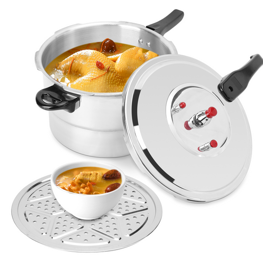 Pressure Cooker Aluminum Alloy High Explosion Proof High Temp Resisting For Gas Stove Induction Cooker