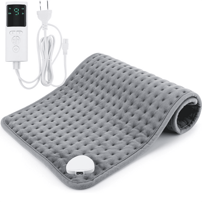 Heating Pad for Back Pain Relief, 15.7"x31.5" Electric Heating Pad with Auto Shut off/LCD Controller, Heating Pad with 10 Heating Levels & 4 Time Settings for Back Neck Shoulder Stress Cramps Relief