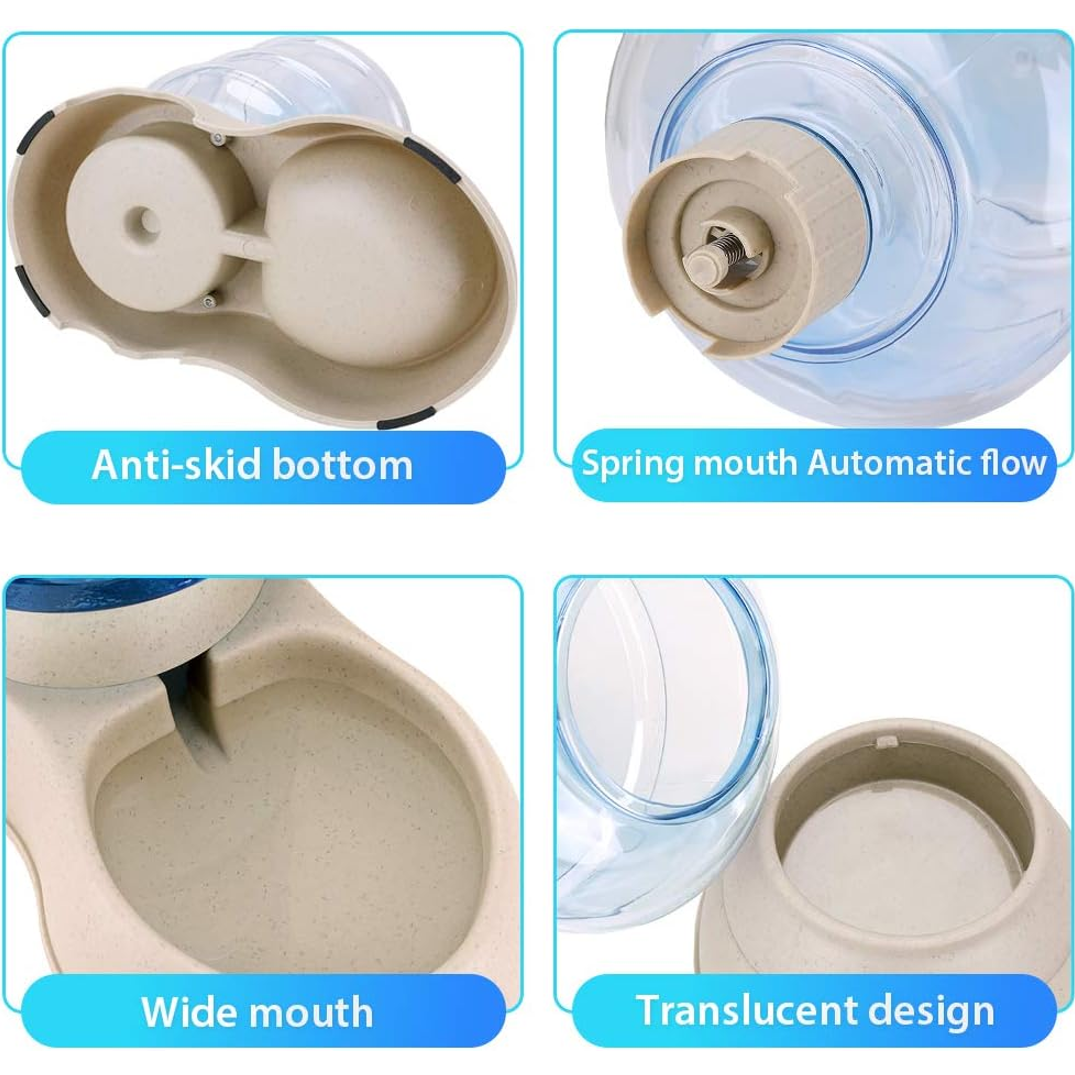 Tbest 3.75L Automatic Pets Feeder Food Water Dispenser Detachable Cats Dogs Puppy Feeding Machine ,Pets Feeder, Pets Food Dispenser