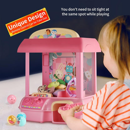 Automatic Claw Machine, Vending Prize Machine Dispenser with LED Light & Adjustable Sound,Christmas Birthday Gift for Boys Girls Age 3+ Exercise Hand-Brain