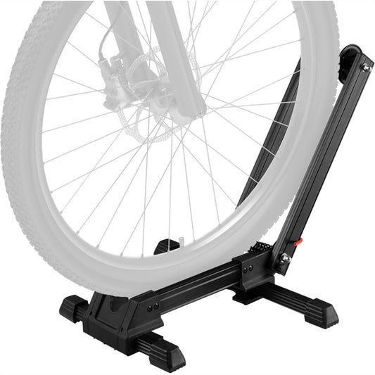 Eotvia Bike Floor Stand, Foldable Bike Storage Rack Bicycle Storage Rack, Lightweight Aluminum Alloy Bike Parking Rack, Indoor Outdoor Bike Holder for Garage Apartment-for Wheels Sizes up to 29 inch