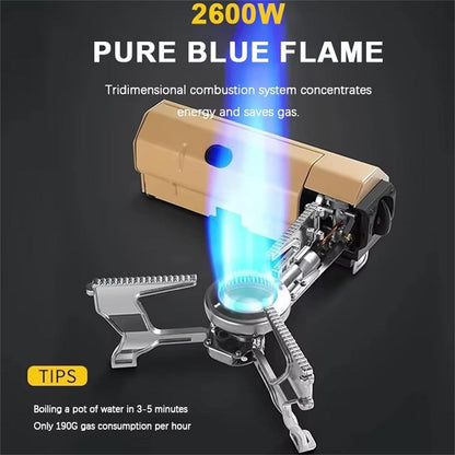 Foldable Portable Butane Stove Camping Stove Outdoor Gas Stove with Storage Bag Adventure suitable for Picnic/Backpacking Hiking/Home Travel