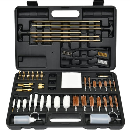 58 Pieces Gun Cleaning Kit, Universal Gun Cleaning Kit for All Caliber Pistol Rifle Handgun Shotgun, Hunting Cleaning Kits with Brass Rods and Tough Carrying Case, Gun Accessories Gifts for Men
