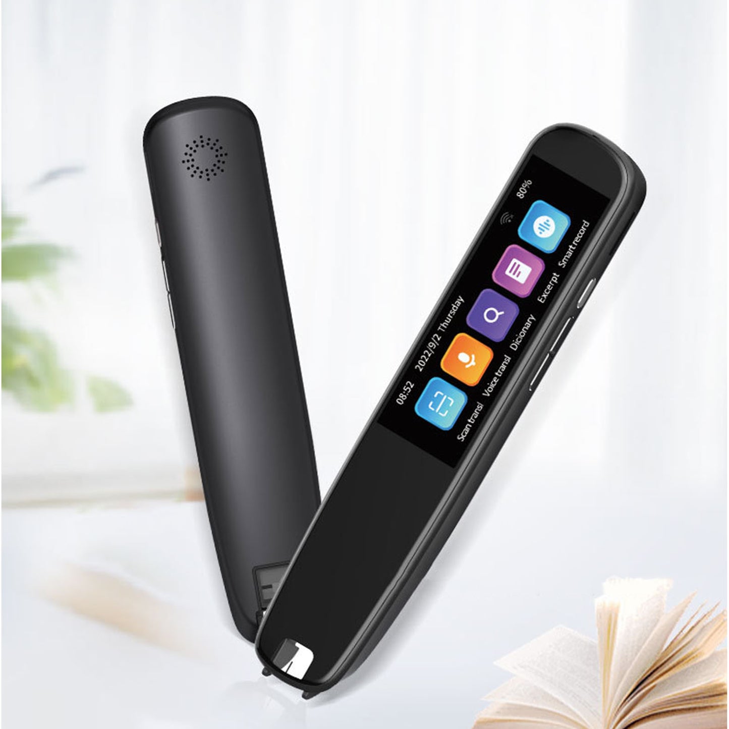 Bluetooth WiFi Scan Reader Pen for Dyslexia, Text to Speech Pen, Portable 131 Language Translator Device for Language Learners Business Students Adults Traveler