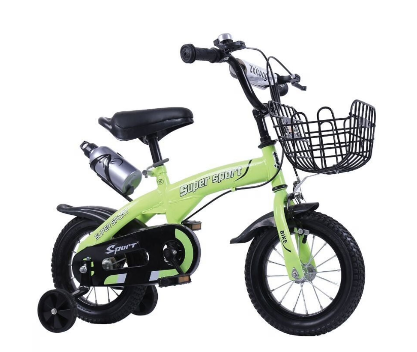 Kids Bike, 12inch Toddlers Bike Flexible Handlebar  For 3-10 Years Old Children