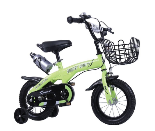 Kids Bike, 12inch Toddlers Bike Flexible Handlebar  For 3-10 Years Old Children